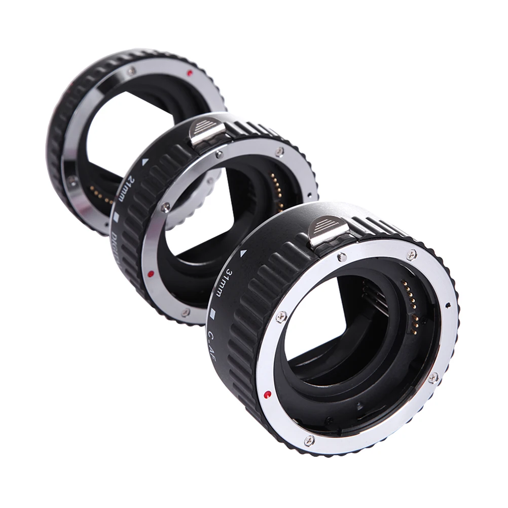 Macro Extension Tubes 13mm 21mm 31mm Auto Focus Compatible DSLR Cameras Lens Tube For 700D 650D
Macro Extension Tubes 13mm 21mm 31mm Auto Focus Compatible DSLR Cameras Lens Tube For 700D 650D