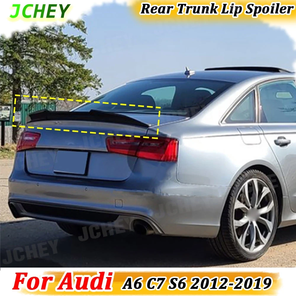 Rear Trunk Spoiler for Audi A6 C7 S6 2012-2019 FRP P Style Carbon Fiber Rear Middle Tail Wing Lid Mid Spoiler Wing Accessories
Rear Trunk Spoiler for Audi A6 C7 S6 2012-2019 FRP P Style Carbon Fiber Rear Middle Tail Wing Lid Mid Spoiler Wing Accessories