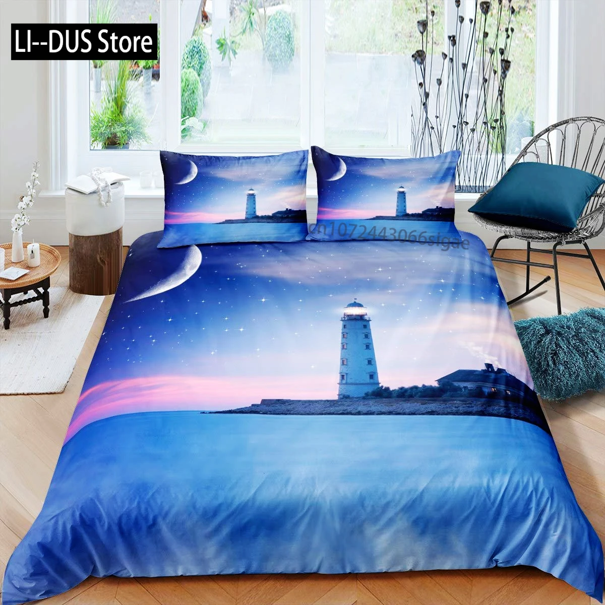 Lighthouse Duvet Cover Set Nautical Surfing Ocean Wave Bedding Set Queen Polyester Coastal Nature Theme Quilt Cover For Kids Boy
Lighthouse Duvet Cover Set Nautical Surfing Ocean Wave Bedding Set Queen Polyester Coastal Nature Theme Quilt Cover For Kids Boy
