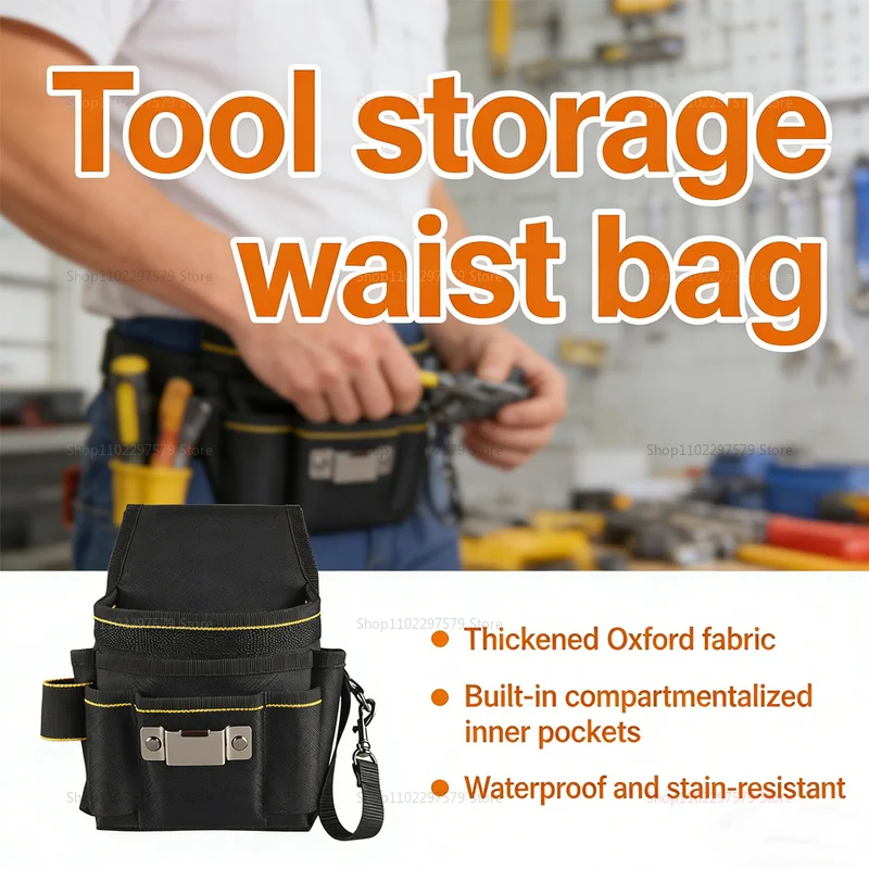 Сумка-пояс для инструментов электрика из прочной ткани Оксфорд, многофункциональный набор для инструментов, поясная сумка для работы, домашнего ремонта и хранения
Сумка-пояс для инструментов электрика из прочной ткани Оксфорд, многофункциональный набор для инструментов, поясная сумка для работы, домашнего ремонта и хранения