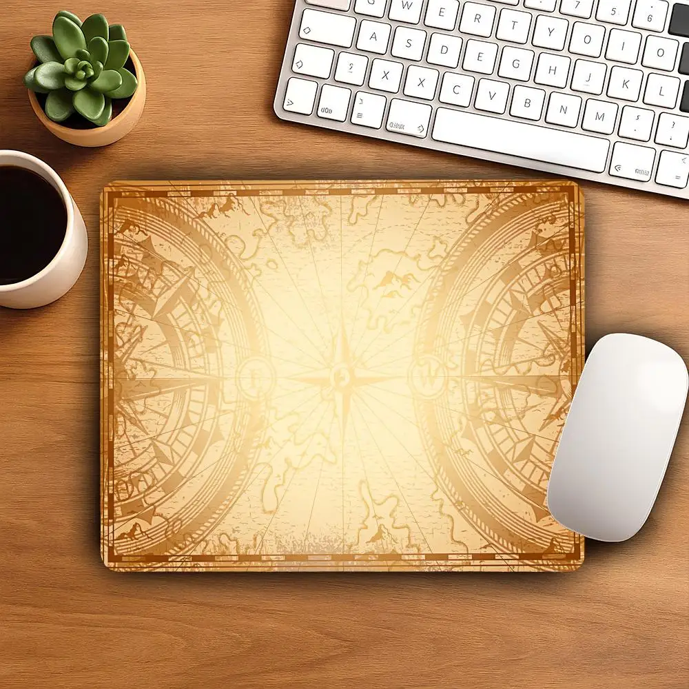 HYBXAXC Antique Compass Map Mouse Pad Small Mouse Pad Desk Pad Desktop Computer Keyboard Wireless Boy Girl Gift for Play games
HYBXAXC Antique Compass Map Mouse Pad Small Mouse Pad Desk Pad Desktop Computer Keyboard Wireless Boy Girl Gift for Play games