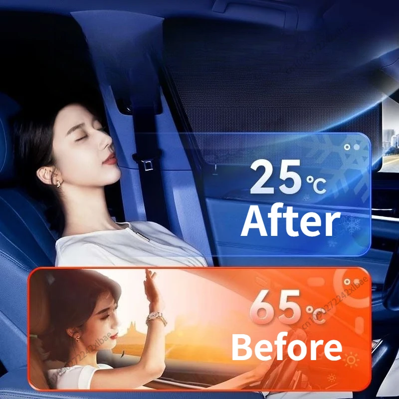 Exterior Accessories For Tesla Model Y Mini 2026 Accessories Magnetic Sun Shade UV Block Heat Insulation Privacy Window Screen
Exterior Accessories For Tesla Model Y Mini 2026 Accessories Magnetic Sun Shade UV Block Heat Insulation Privacy Window Screen