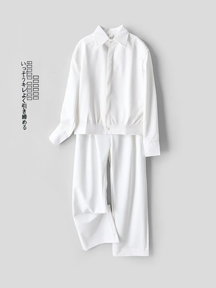 Мужской модный комплект из двух предметов: свободная повседневная рубашка и короткая куртка. Высококачественный брендовый осенний комплект из полиэстера.
Мужской модный комплект из двух предметов: свободная повседневная рубашка и короткая куртка. Высококачественный брендовый осенний комплект из полиэстера.