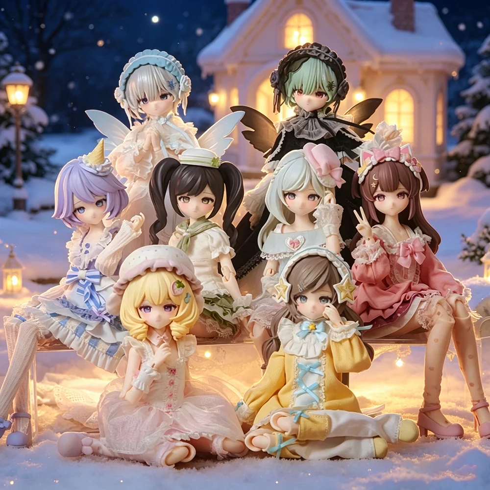 Small 1/6 BJD Blind Box Anime Figure Movable Jointed Doll Good Night Lady Series Lucky Mystery Box Holiday Gift Collectible Toy
Small 1/6 BJD Blind Box Anime Figure Movable Jointed Doll Good Night Lady Series Lucky Mystery Box Holiday Gift Collectible Toy