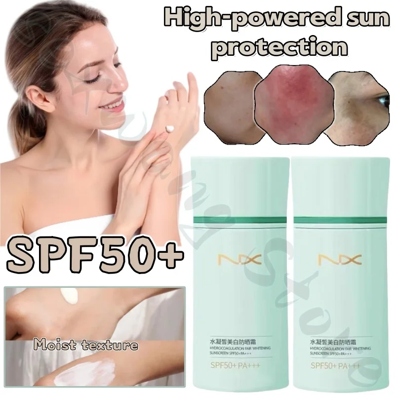High moisturizing sunscreen 50ml Facial body resists ultraviolet rays and soothes the sunburns to improve dullness and roughness
High moisturizing sunscreen 50ml Facial body resists ultraviolet rays and soothes the sunburns to improve dullness and roughness