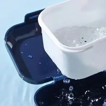 Oral Cleaning False Teeth Denture Storage Box Retainer Case Portable Mouth Guard Box Teeth Aligner Double Layer Braces Box 
Oral Cleaning False Teeth Denture Storage Box Retainer Case Portable Mouth Guard Box Teeth Aligner Double Layer Braces Box