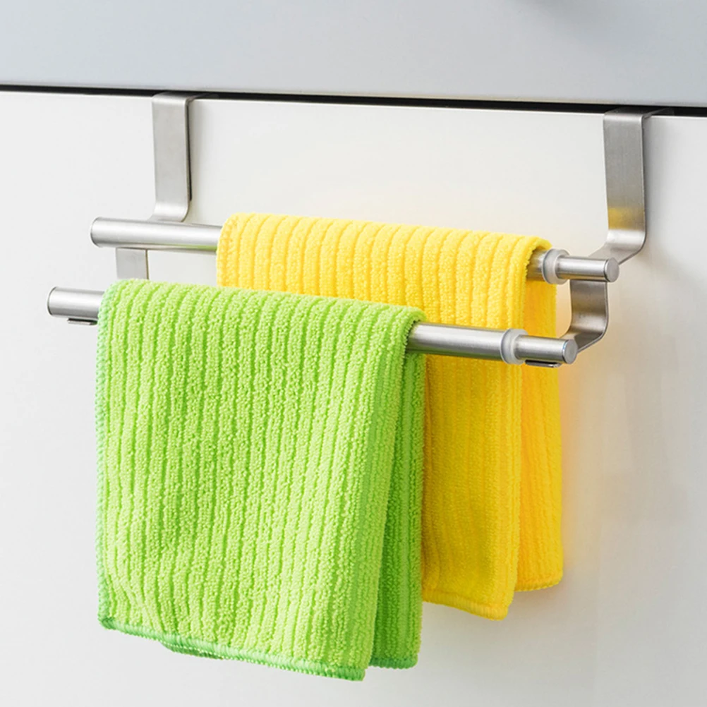 Stainless Steel Towel Bar Over Door Hanger 2cm Hooks Retractable Design Bathroom Kitchen Space Saving Premium Material
Stainless Steel Towel Bar Over Door Hanger 2cm Hooks Retractable Design Bathroom Kitchen Space Saving Premium Material