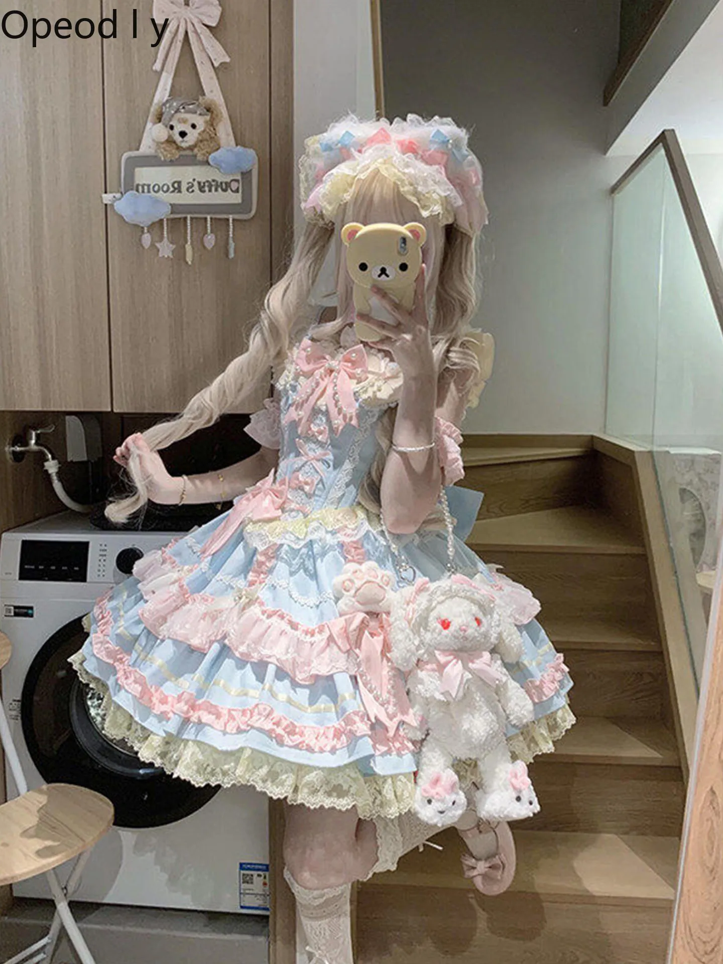 Lolita Original Design Gorgeous Sweet Birthday Bar Mitzvah Dress Japanese Cute Doll Feeling Princess Style Jsk Dress
Lolita Original Design Gorgeous Sweet Birthday Bar Mitzvah Dress Japanese Cute Doll Feeling Princess Style Jsk Dress
