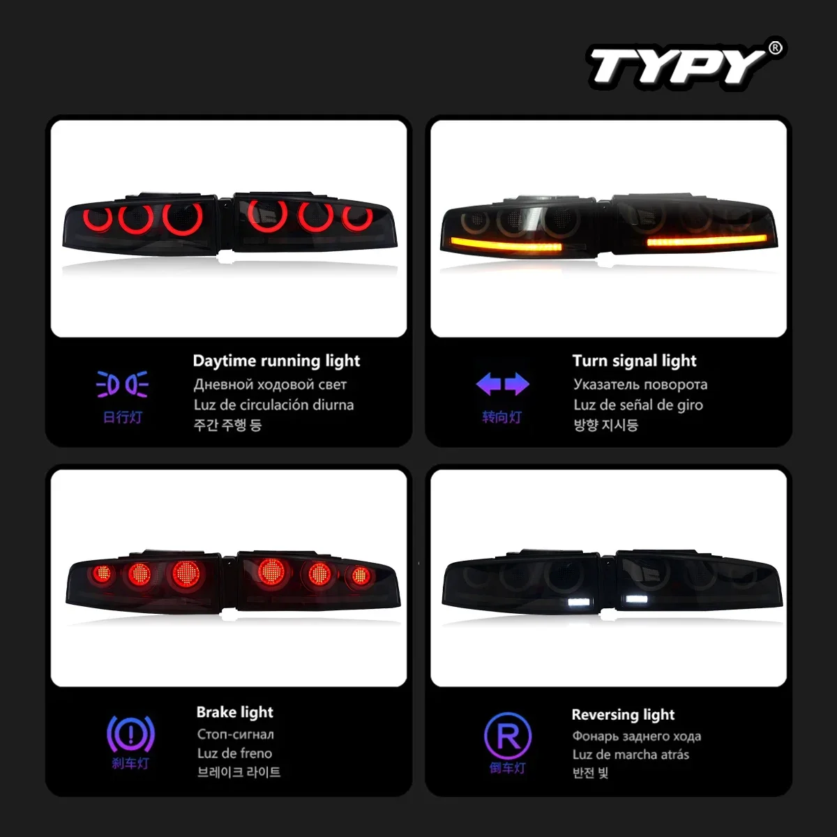 Auto Accessories Car For Nissan 400Z Taillight RGB 2022-2024 Modified to New DRL Dynamic Turn Signal LED Taillight
Auto Accessories Car For Nissan 400Z Taillight RGB 2022-2024 Modified to New DRL Dynamic Turn Signal LED Taillight
