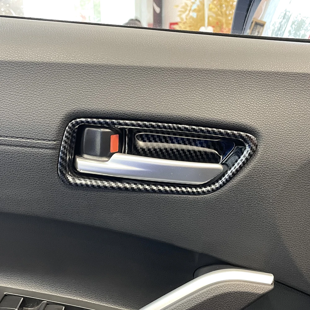 Accessories For 2021-2025 Toyota Corolla Cross Interior Door Handle Bezel Trim Covers Carbon Fiber Stickers
Accessories For 2021-2025 Toyota Corolla Cross Interior Door Handle Bezel Trim Covers Carbon Fiber Stickers