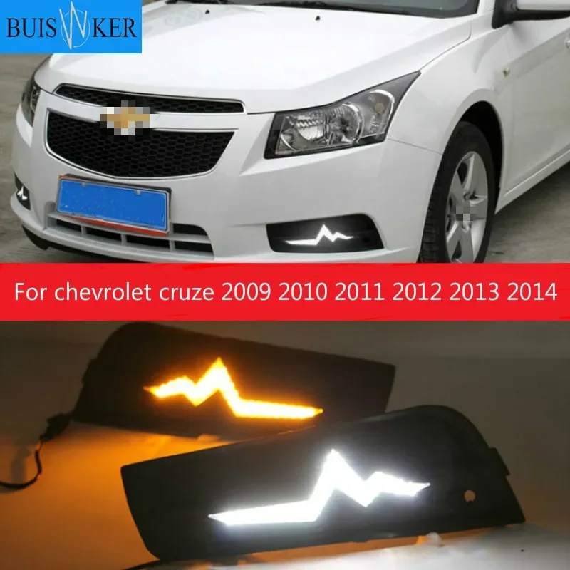 2PCS LED for chevrolet cruze 2009 2010 2011 2012 2013 2014 DRL Daytime Running Light Daylight with turn signal lamp
2PCS LED for chevrolet cruze 2009 2010 2011 2012 2013 2014 DRL Daytime Running Light Daylight with turn signal lamp