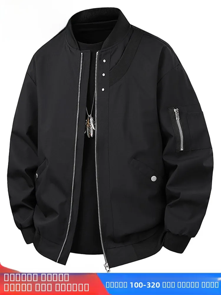 Mochao American Sle Casual Jaet Men's Spring Autumn Loose Fit Baseball Collar Workwear Jaet Youth Faion Outerwear
Mochao American Sle Casual Jaet Men's Spring Autumn Loose Fit Baseball Collar Workwear Jaet Youth Faion Outerwear