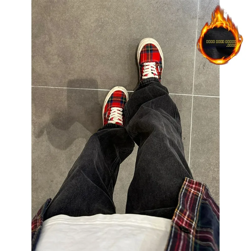 Cleanfit Men's Fleece Lined Jeans Straight Leg Stretchy Slimming Winter Fashionable American Brand Elastic Denim Pants
Cleanfit Men's Fleece Lined Jeans Straight Leg Stretchy Slimming Winter Fashionable American Brand Elastic Denim Pants