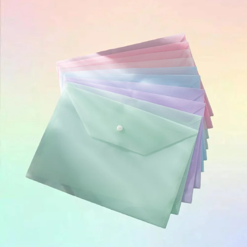 10 шт. прозрачные пластиковые утолщенные сумки для документов в диагональную полоску с кнопками для хранения тестовой бумаги, папки для файлов с полипропиленовыми кнопками
10 шт. прозрачные пластиковые утолщенные сумки для документов в диагональную полоску с кнопками для хранения тестовой бумаги, папки для файлов с полипропиленовыми кнопками