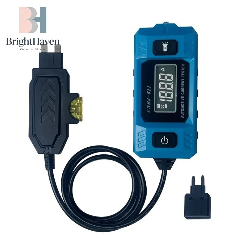 Automotive Circuit Fault Probe Tester Car Relay Tester Circuit High-Precision 0.01A~19.99A Portable Car Fuse Current Test Tool
Automotive Circuit Fault Probe Tester Car Relay Tester Circuit High-Precision 0.01A~19.99A Portable Car Fuse Current Test Tool