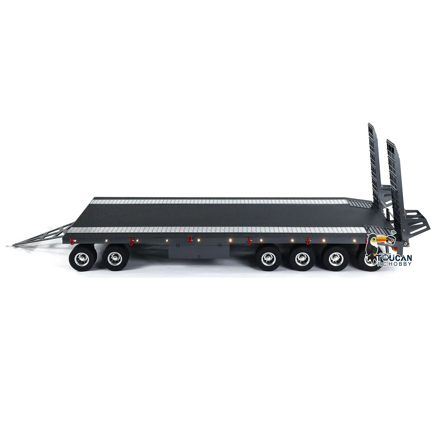 RC Metal Full Trailer 6 Axles 5 Axles for 1/8 1/10 1/12 1/14 RC Tractor Truck Excavator Crawler Car Radio Control Vehicle Model
RC Metal Full Trailer 6 Axles 5 Axles for 1/8 1/10 1/12 1/14 RC Tractor Truck Excavator Crawler Car Radio Control Vehicle Model