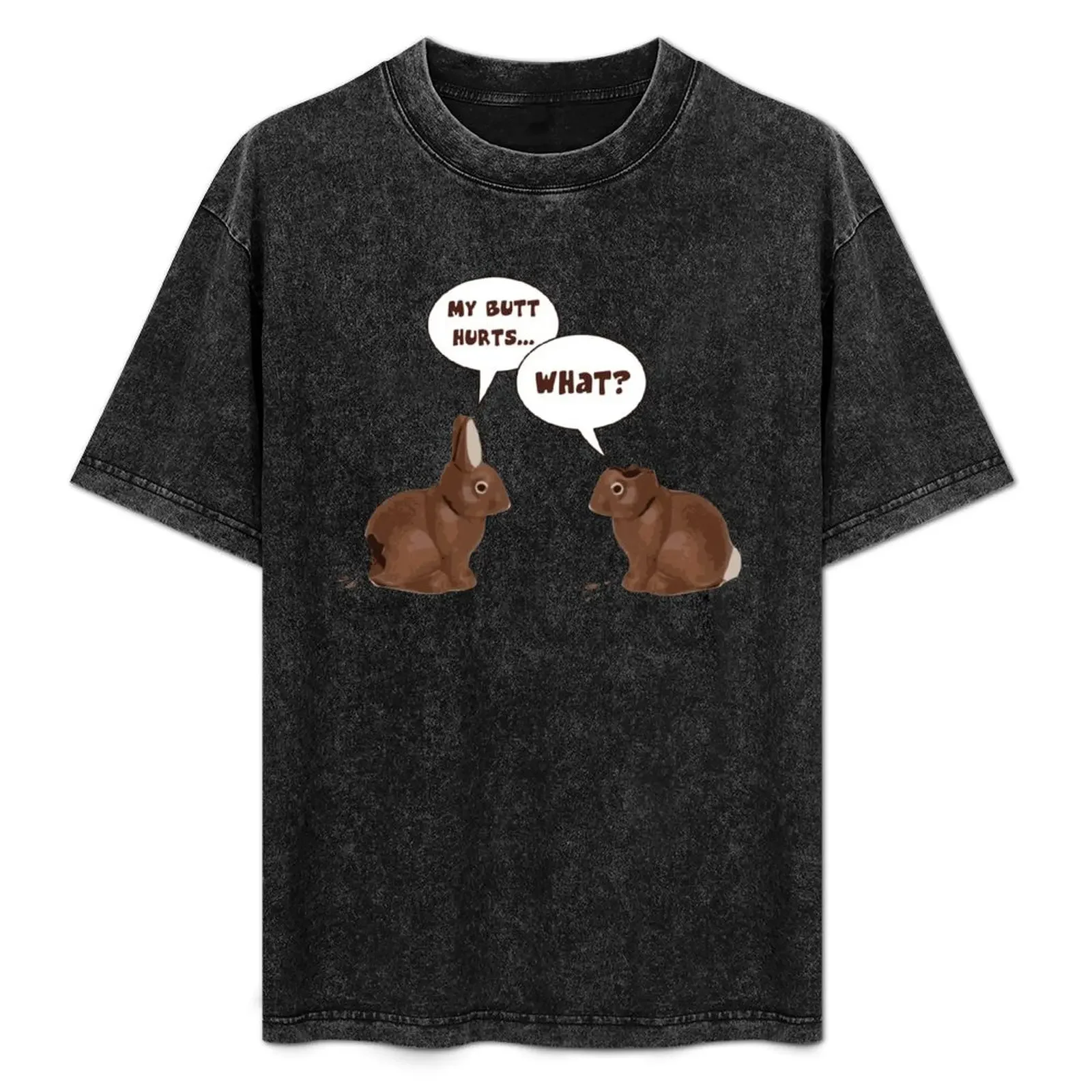 Chocolate Easter Bunny Rabbits Butt Hurts T-Shirt tees custom shirt funny costumes anime shirt t shirt men 100℅ cotton 
Chocolate Easter Bunny Rabbits Butt Hurts T-Shirt tees custom shirt funny costumes anime shirt t shirt men 100℅ cotton