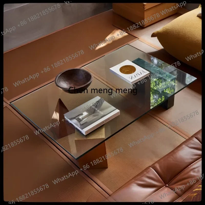 Стеклянный журнальный столик DD, массив дерева, закаленное стекло, простой современный дизайн, высококачественный, легкий люкс, минимализм, ретро
Стеклянный журнальный столик DD, массив дерева, закаленное стекло, простой современный дизайн, высококачественный, легкий люкс, минимализм, ретро