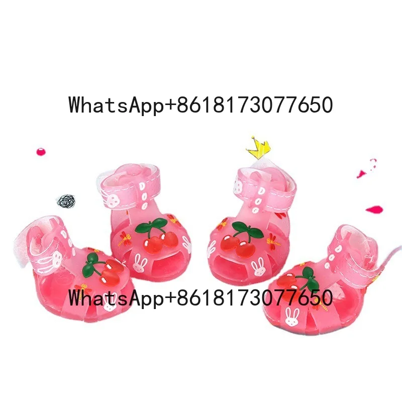 Dog Sandals Summer Shoes Pet Shoes Cartoon Fashion Non-slip Breathable Trend Rain Shoes Waterproof and Anti-small Dogs
Dog Sandals Summer Shoes Pet Shoes Cartoon Fashion Non-slip Breathable Trend Rain Shoes Waterproof and Anti-small Dogs