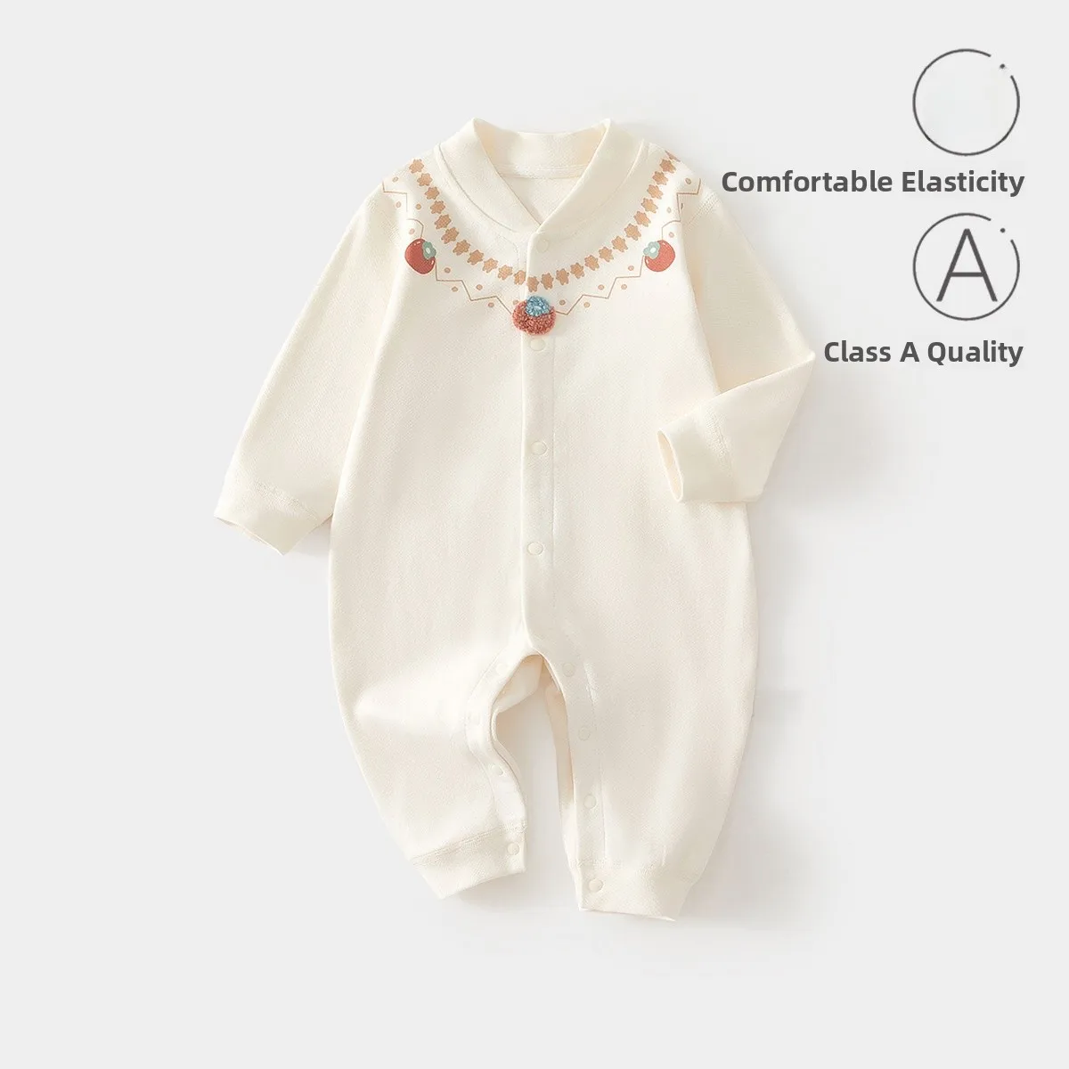 Комплект одежды для новорожденных девочек: флисовый комбинезон с длинным рукавом для весны и осени, уличная одежда, класс А, размер 5
Комплект одежды для новорожденных девочек: флисовый комбинезон с длинным рукавом для весны и осени, уличная одежда, класс А, размер 5