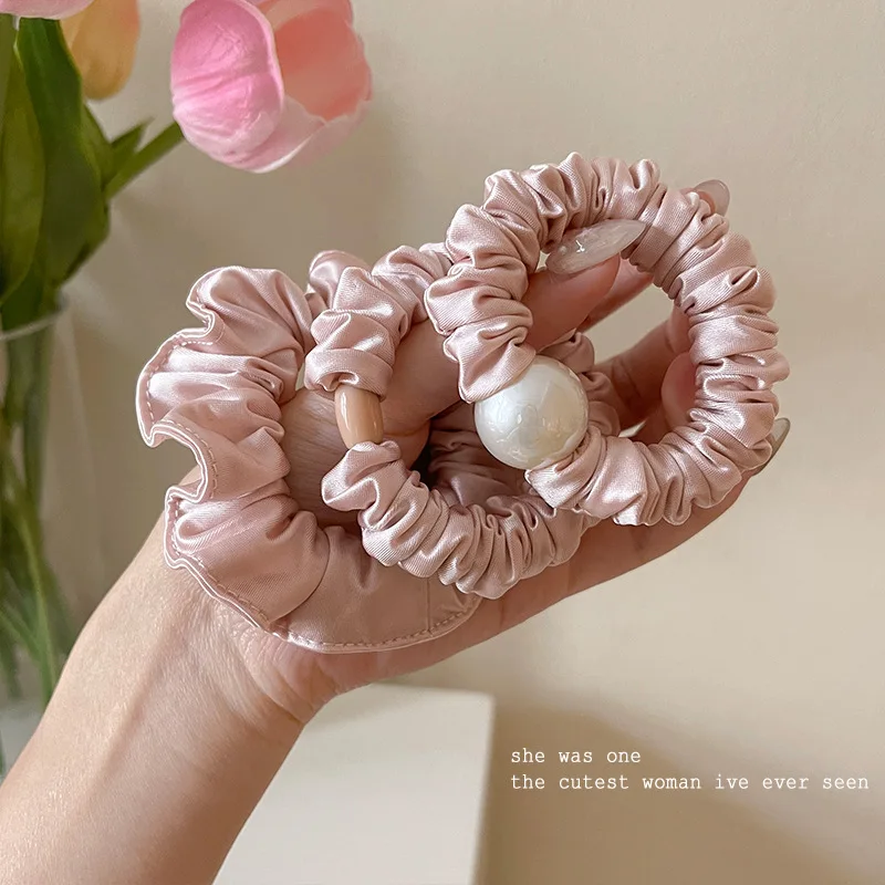 6 Sets/Bag Pink Hairband Set for Girls Hair Accessories Pearl Hair Scrunchies Ponytail Holder Hair Tie Girls Hair Band Elastic
6 Sets/Bag Pink Hairband Set for Girls Hair Accessories Pearl Hair Scrunchies Ponytail Holder Hair Tie Girls Hair Band Elastic