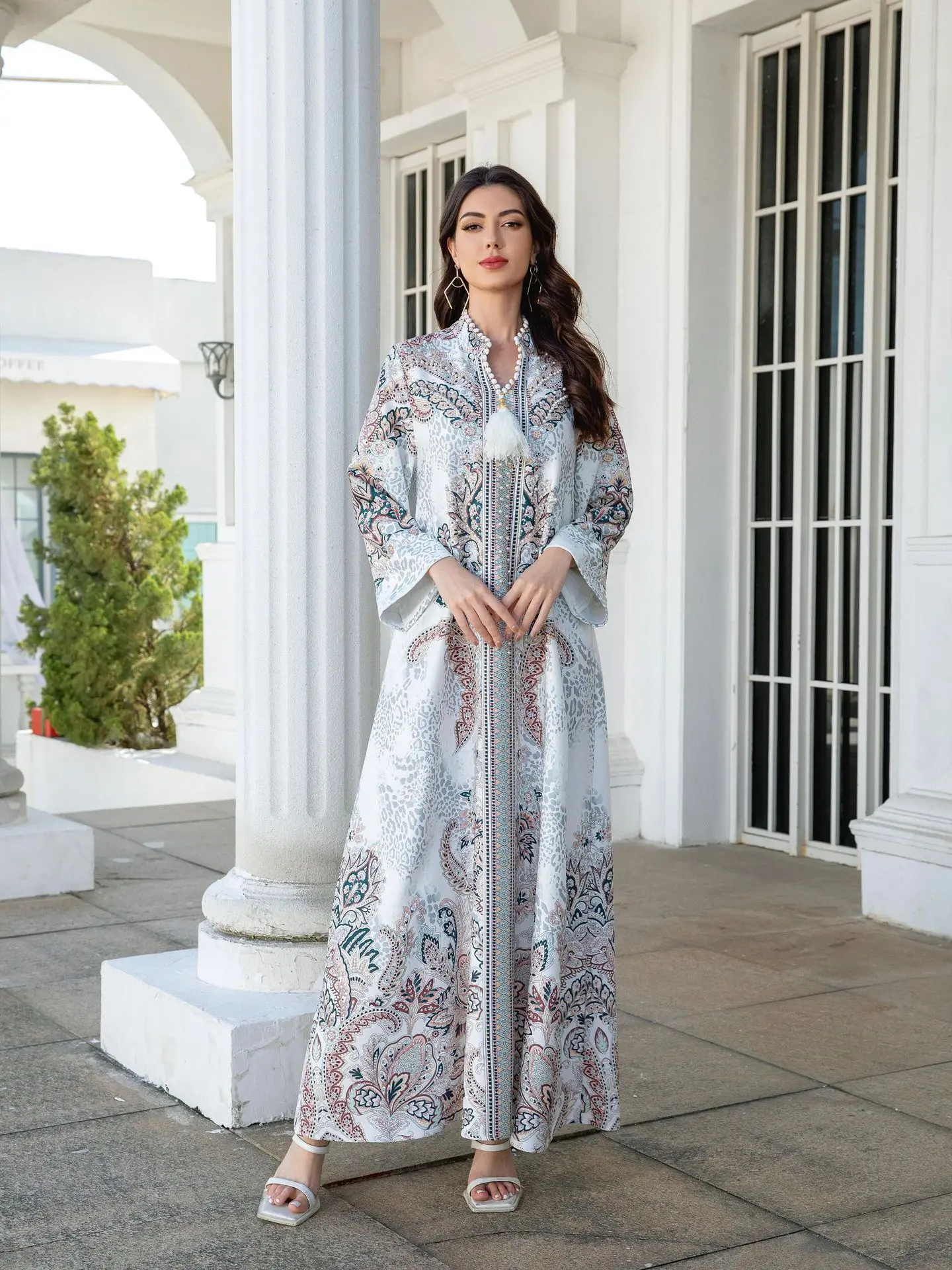 Eid Women Dress Muslim Abaya Diamond Beading Vestidos Largos Party Caftan Jalabiya Ramadan Long Dresses Kaftan Arab Robe 2025
Eid Women Dress Muslim Abaya Diamond Beading Vestidos Largos Party Caftan Jalabiya Ramadan Long Dresses Kaftan Arab Robe 2025