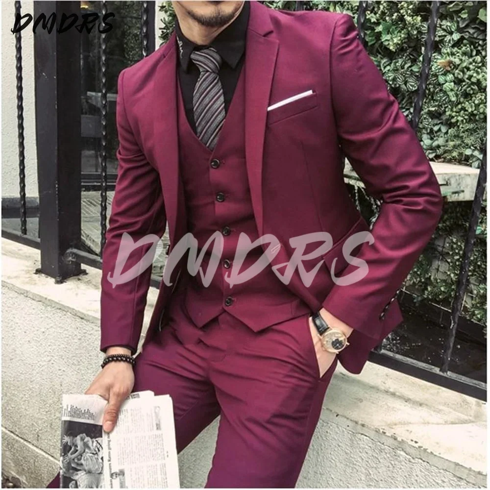 Classic Business Men Suits Slim Fit Formal 3 Piece Wedding Tuxedo for Groom Business Male Classic Formal Jacket Pants Vest
Classic Business Men Suits Slim Fit Formal 3 Piece Wedding Tuxedo for Groom Business Male Classic Formal Jacket Pants Vest