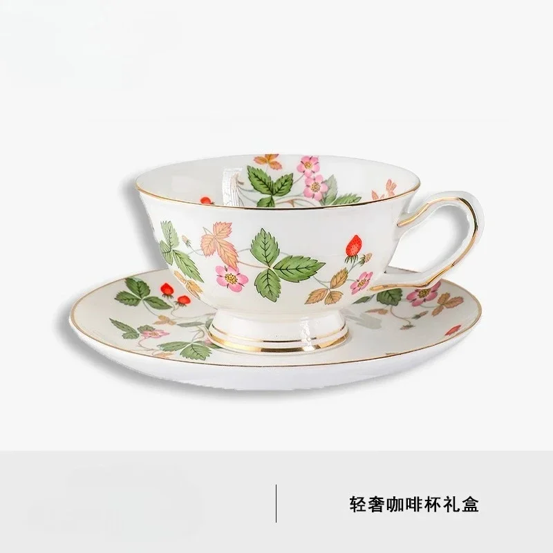 Full of berry power, bone china coffee cup and saucer set, British afternoon tea set gift box, housewarming for girlfriends
Full of berry power, bone china coffee cup and saucer set, British afternoon tea set gift box, housewarming for girlfriends