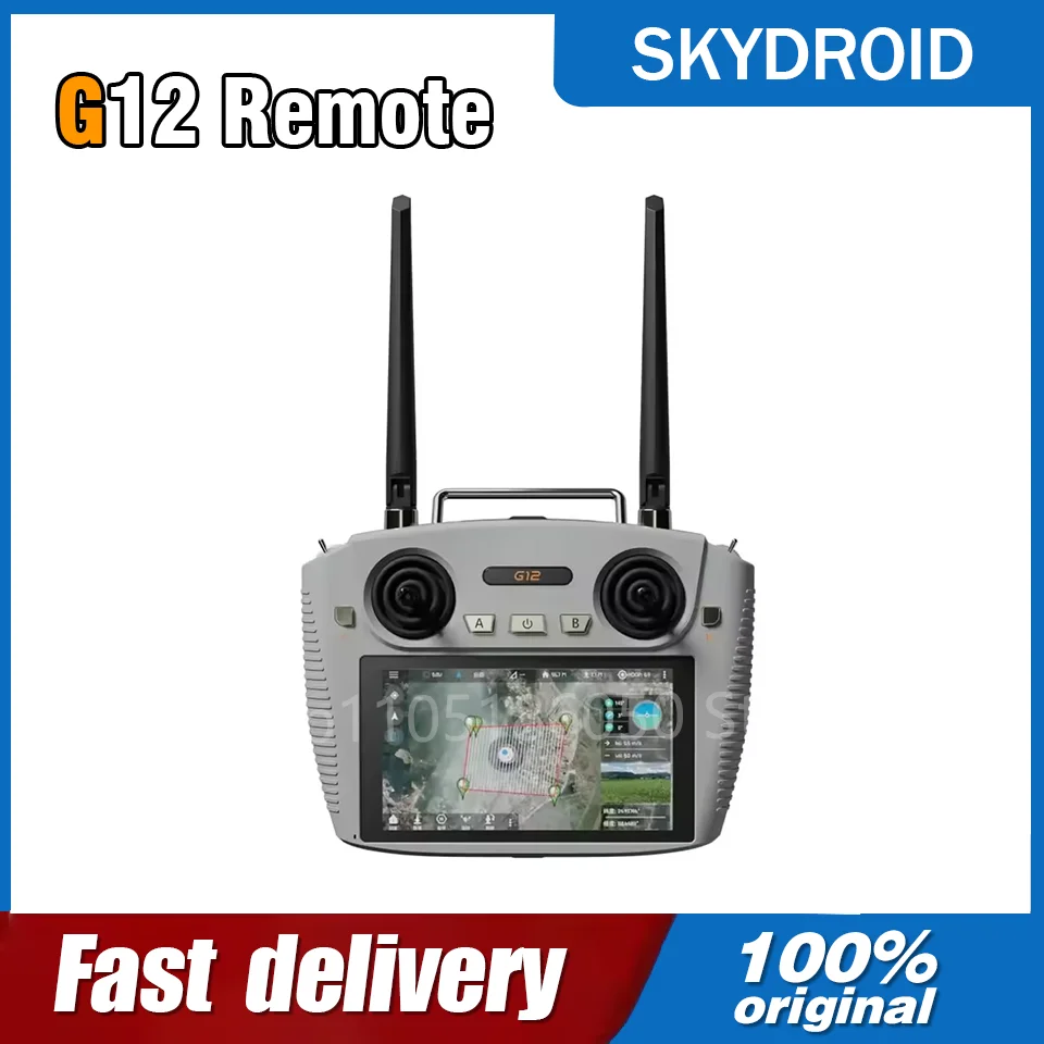 Skydroid G12 Remote Control with 2.4GHz /5.8GHz Dual Band 5.5inch 1080P High-Definition Display 20KM Digital Image Transmission
Skydroid G12 Remote Control with 2.4GHz /5.8GHz Dual Band 5.5inch 1080P High-Definition Display 20KM Digital Image Transmission