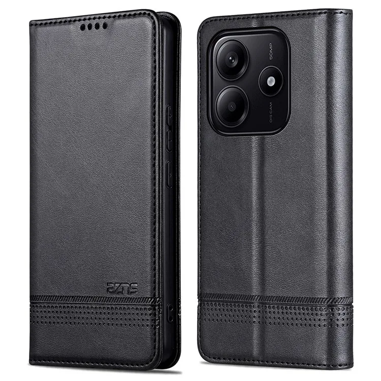 AZNS For Xiaomi Redmi Note 14 5G Case Cowhide Texture PU Leather Wallet Phone Cover - Black
AZNS For Xiaomi Redmi Note 14 5G Case Cowhide Texture PU Leather Wallet Phone Cover - Black