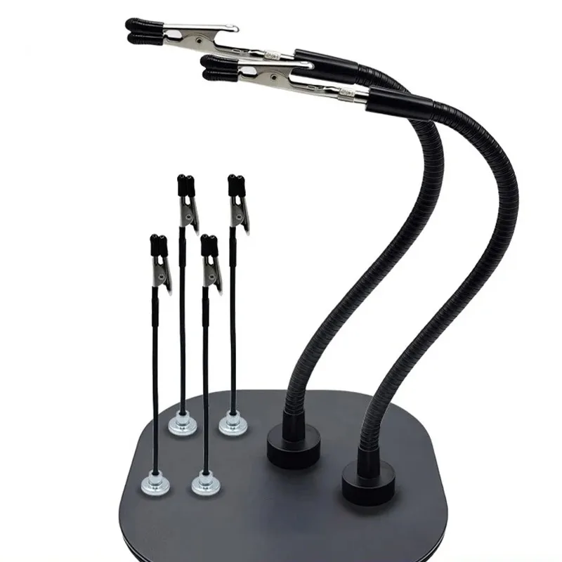 Holder Soldering Platform with Magnetic Pins Groove Fixtures Bendable Clips for Circuit Board Electronic Repair
Holder Soldering Platform with Magnetic Pins Groove Fixtures Bendable Clips for Circuit Board Electronic Repair