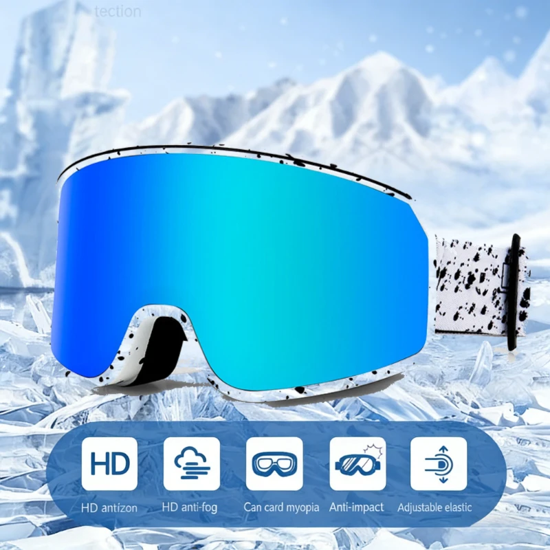 Ski Goggles with Magnetic Double Layer Polarized Lens Skiing Anti-fog Snowboard Goggles Men Women Ski Glasses
Ski Goggles with Magnetic Double Layer Polarized Lens Skiing Anti-fog Snowboard Goggles Men Women Ski Glasses