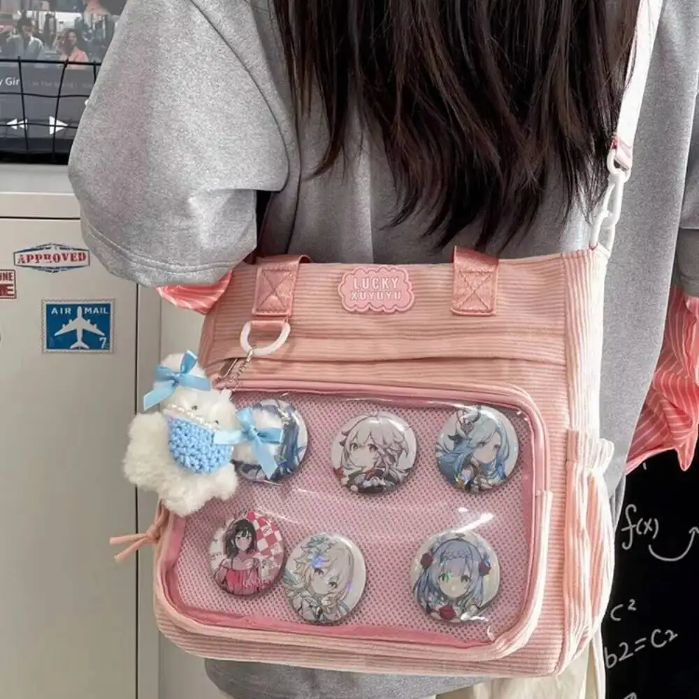New Y2k Cute Anime Ita Bag JK Two-dimensional Crossbody Bag Lolita Girl Transparent Shoulder Bag Otaku DIY Comic Display Handbag
New Y2k Cute Anime Ita Bag JK Two-dimensional Crossbody Bag Lolita Girl Transparent Shoulder Bag Otaku DIY Comic Display Handbag