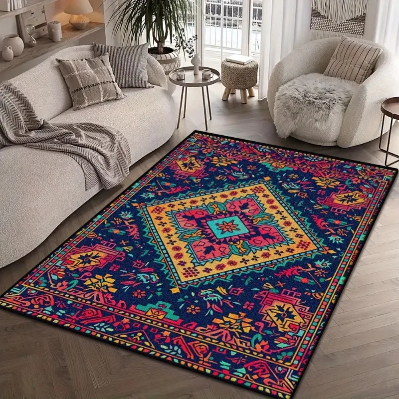 Bohemian Machine Washable Living Room Carpet Soft Non-Slip Ethnic Style Bedroom Cloakroom Carpet Foldable Home Decor
Bohemian Machine Washable Living Room Carpet Soft Non-Slip Ethnic Style Bedroom Cloakroom Carpet Foldable Home Decor