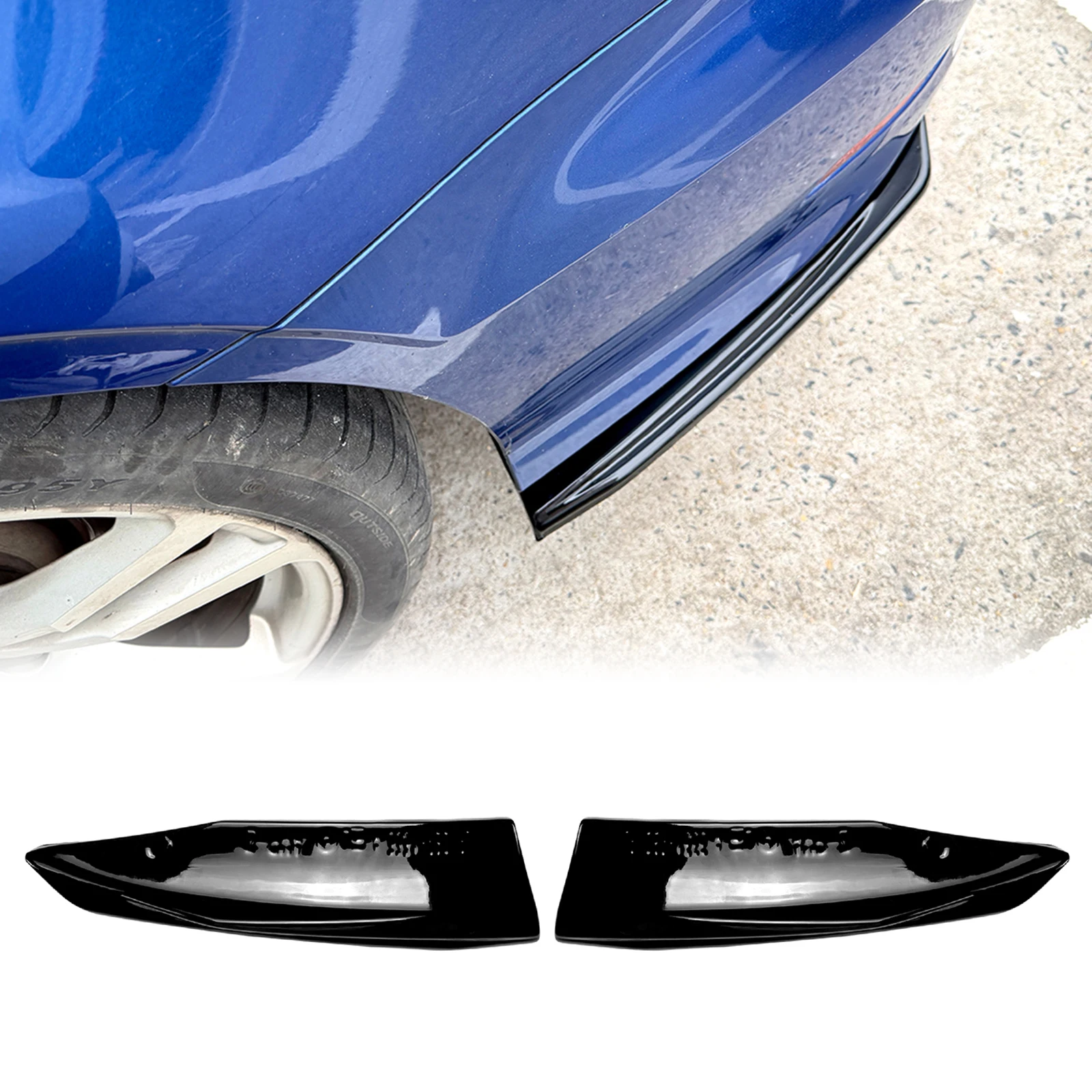 For Audi A3 S3 8V Sline 2013-2016 Sedan 4 Door Rear Bumper Side Spoiler Air Vent Cover Gloss Black/Carbon Look Splitter Canard
For Audi A3 S3 8V Sline 2013-2016 Sedan 4 Door Rear Bumper Side Spoiler Air Vent Cover Gloss Black/Carbon Look Splitter Canard