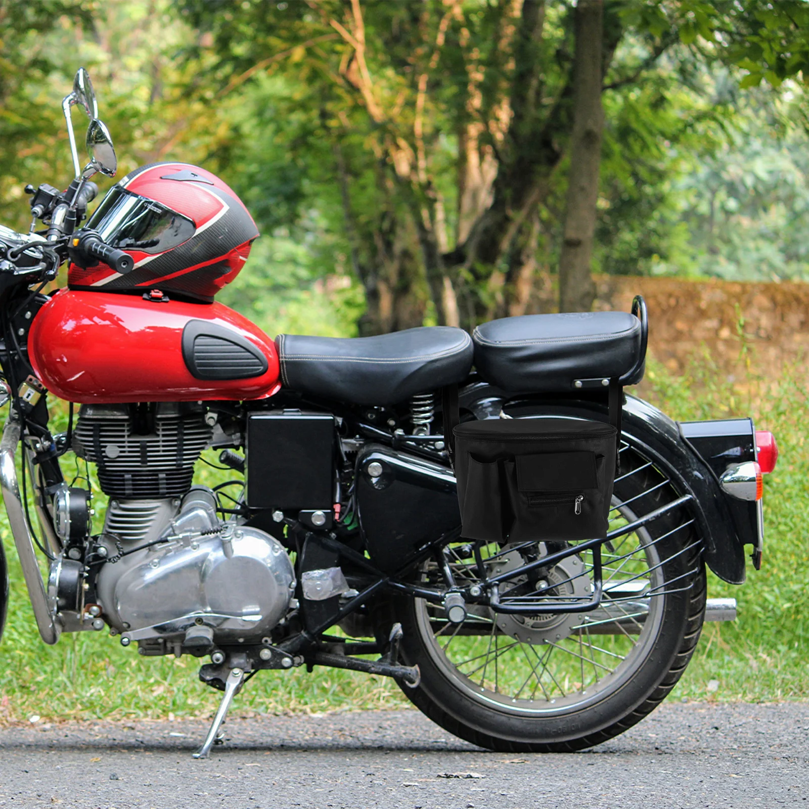 Сумка для инструментов для мотоцикла, спинка для хранения, подвесная водонепроницаемая нейлоновая многофункциональная сумка-органайзер для седла большой емкости, сумка с вилкой
Сумка для инструментов для мотоцикла, спинка для хранения, подвесная водонепроницаемая нейлоновая многофункциональная сумка-органайзер для седла большой емкости, сумка с вилкой