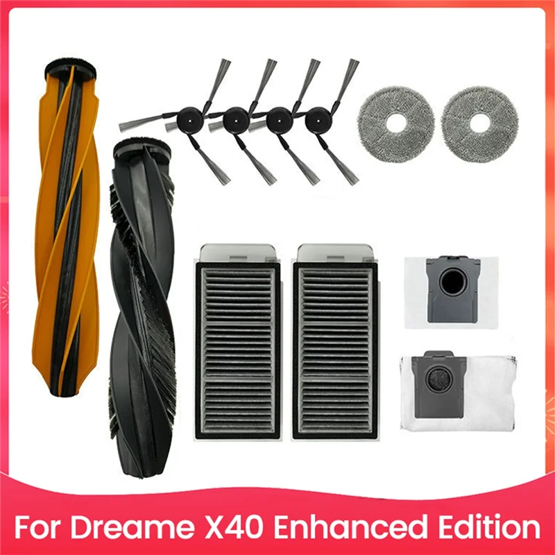 ABGH-12 шт., щетка для швабры, мешок для пыли и фильтр для Dreame X40 Enhanced Edition, аксессуары для подметальных роботов, запасные части
ABGH-12 шт., щетка для швабры, мешок для пыли и фильтр для Dreame X40 Enhanced Edition, аксессуары для подметальных роботов, запасные части