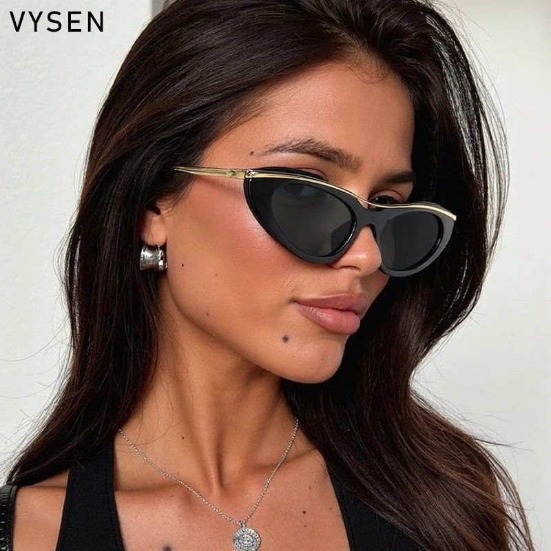 Sexy Cat Eye Small Frame Metal Sunglasses Women 2025 Luxury Brand Vintage Punk Sun Glasses Outdoor Eyewear Travelling Shades
Sexy Cat Eye Small Frame Metal Sunglasses Women 2025 Luxury Brand Vintage Punk Sun Glasses Outdoor Eyewear Travelling Shades