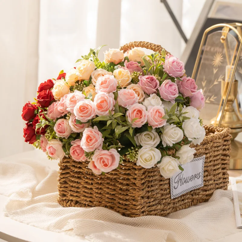 Artificial Flower Ten Head Silk White Rose Bundle Scrapbook Christmas Wedding Outdoor Garden Party Family Room Vase Decoration
Artificial Flower Ten Head Silk White Rose Bundle Scrapbook Christmas Wedding Outdoor Garden Party Family Room Vase Decoration