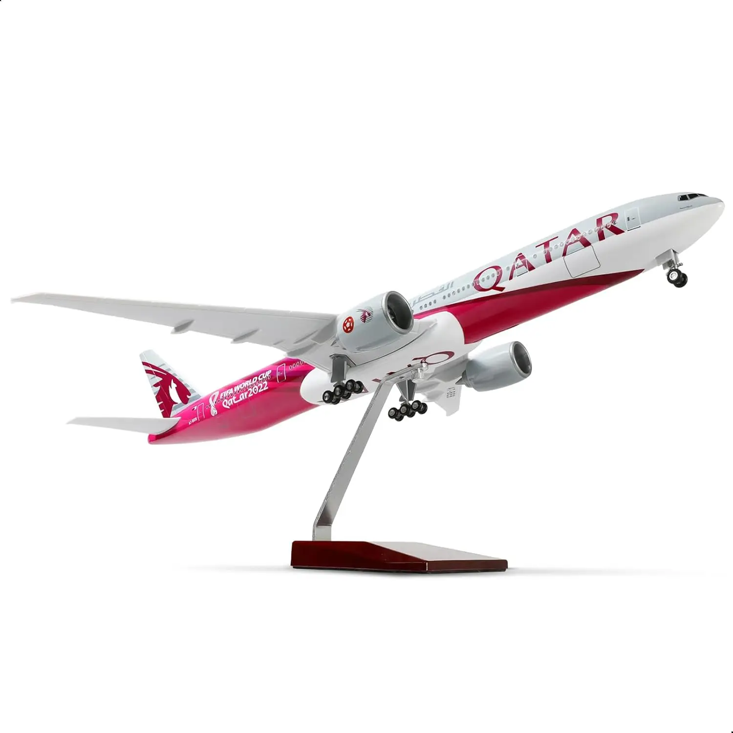 47cm B777 Qatar 18.5 inchs Large Model Diecast Airplane Model Kits with Stand for Aviation Enthusiast Gift
47cm B777 Qatar 18.5 inchs Large Model Diecast Airplane Model Kits with Stand for Aviation Enthusiast Gift