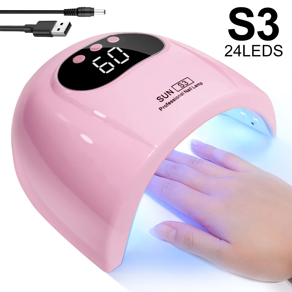 24-светодиодная УФ-лампа для сушки гель-лака с LED-дисплеем и датчиком движения, профессиональная УФ-лампа для маникюра, сушилка для домашнего использования.
24-светодиодная УФ-лампа для сушки гель-лака с LED-дисплеем и датчиком движения, профессиональная УФ-лампа для маникюра, сушилка для домашнего использования.