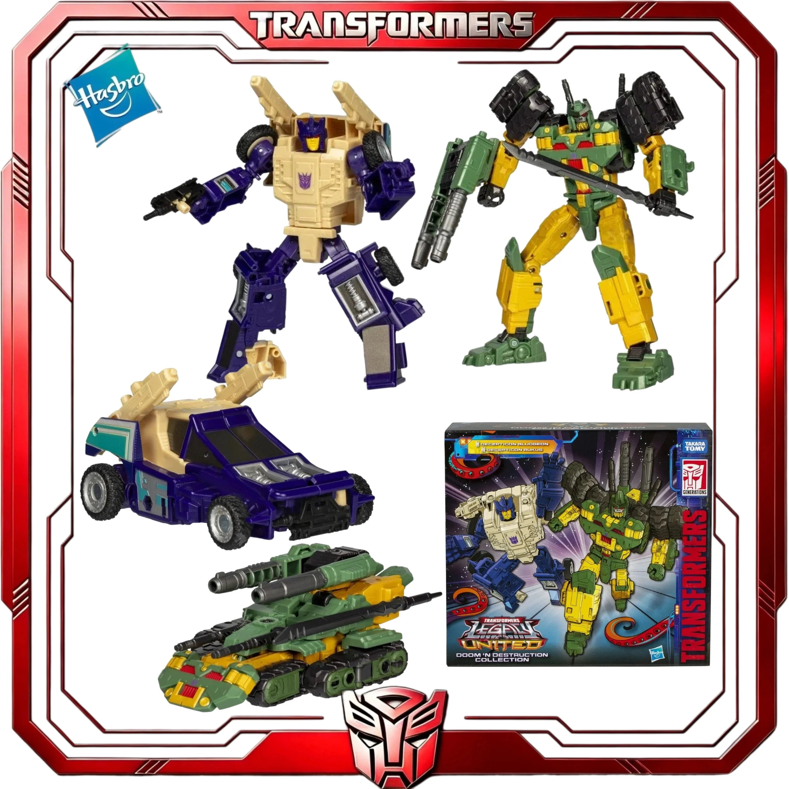 In Stock Transformers Legacy Doom N Destruction Bludgeon Rukus Hasbro Mayhem Squad Collectible Action Figure Gift For Fans
In Stock Transformers Legacy Doom N Destruction Bludgeon Rukus Hasbro Mayhem Squad Collectible Action Figure Gift For Fans