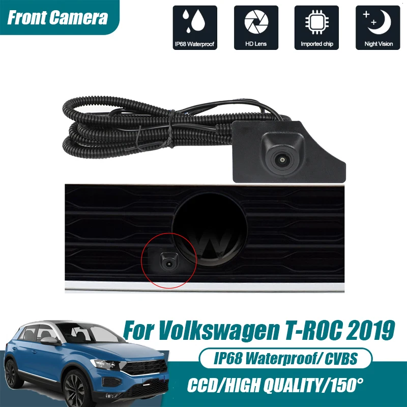 Car Front View Parking CCD Night Vision LOGO Camera Wide Angle 150° Waterproof For Volkswagen For VW T-ROC 2019 CVBS AD
Car Front View Parking CCD Night Vision LOGO Camera Wide Angle 150° Waterproof For Volkswagen For VW T-ROC 2019 CVBS AD