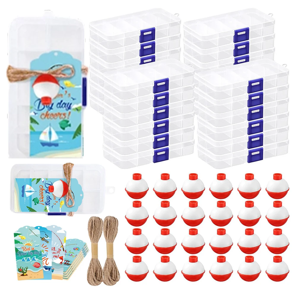 Complete Set of 24 Fishing Party with Candy Tackle Boxes Floaters and Thank You Cards for Fishing Themed Celebrations
Complete Set of 24 Fishing Party with Candy Tackle Boxes Floaters and Thank You Cards for Fishing Themed Celebrations