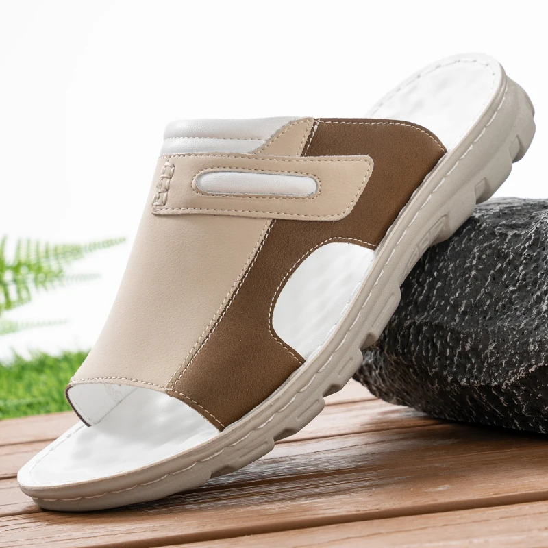 Men's Summer New Color Block Slip-On Sandals Anti-Slip Thick Bottom Breathable Casual Outdoor Beachwear Flat Sandals-8901
Men's Summer New Color Block Slip-On Sandals Anti-Slip Thick Bottom Breathable Casual Outdoor Beachwear Flat Sandals-8901