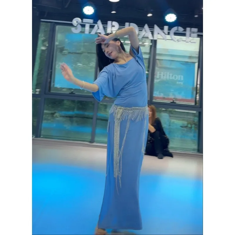 Customized Belly Dance Robe Baladi Folk Shaabi Oriental Dance Costumes Beginner Practice Dress Performance Team Dresses
Customized Belly Dance Robe Baladi Folk Shaabi Oriental Dance Costumes Beginner Practice Dress Performance Team Dresses