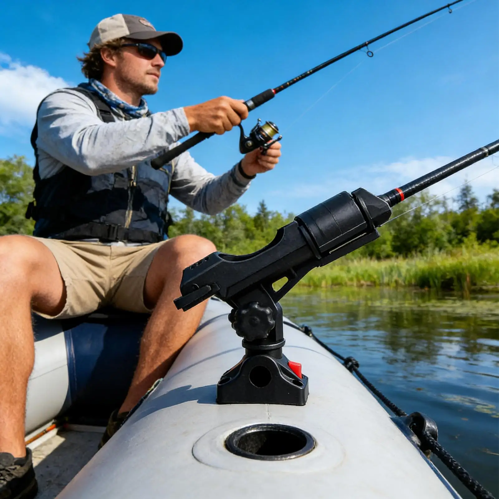 Rod Holder For Boat 360-Degree Rotatable Fishing Gear Boat Rod Rack For Father Boyfriend Grandfather Uncle Neighbor Grandpa
Rod Holder For Boat 360-Degree Rotatable Fishing Gear Boat Rod Rack For Father Boyfriend Grandfather Uncle Neighbor Grandpa