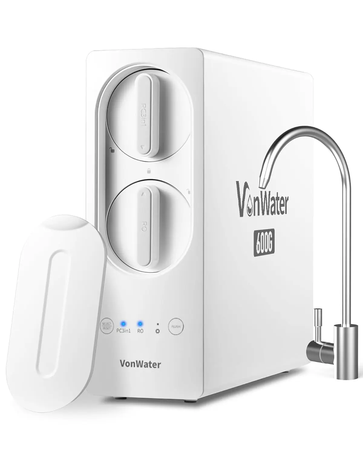 Whole House Water Filtration System for Home Use, Plastic Material, White Color, Reduces Sediment and Rust, Install Kit Included
Whole House Water Filtration System for Home Use, Plastic Material, White Color, Reduces Sediment and Rust, Install Kit Included