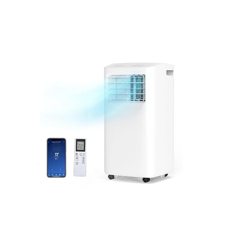 WiFi Enabled Smart 10000 BTU Portable Air Conditioner Remote APP Control 3-in-1 Cooler Dehumidifier Fan
WiFi Enabled Smart 10000 BTU Portable Air Conditioner Remote APP Control 3-in-1 Cooler Dehumidifier Fan