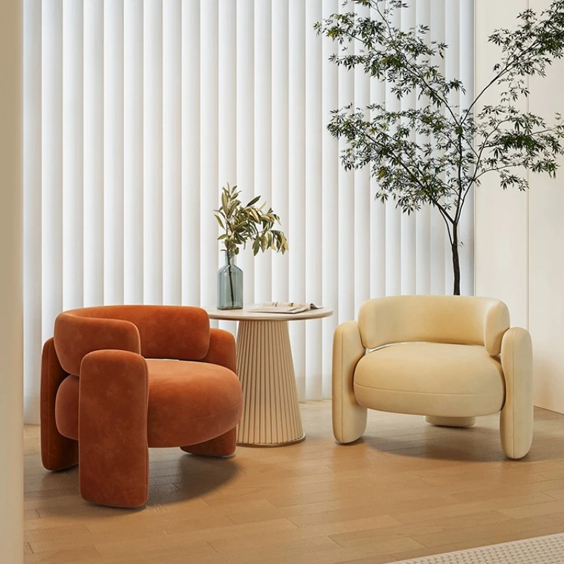 Cream wind single sofa light luxury leisure chair single chair Internet celebrity beauty salon rest area
Cream wind single sofa light luxury leisure chair single chair Internet celebrity beauty salon rest area